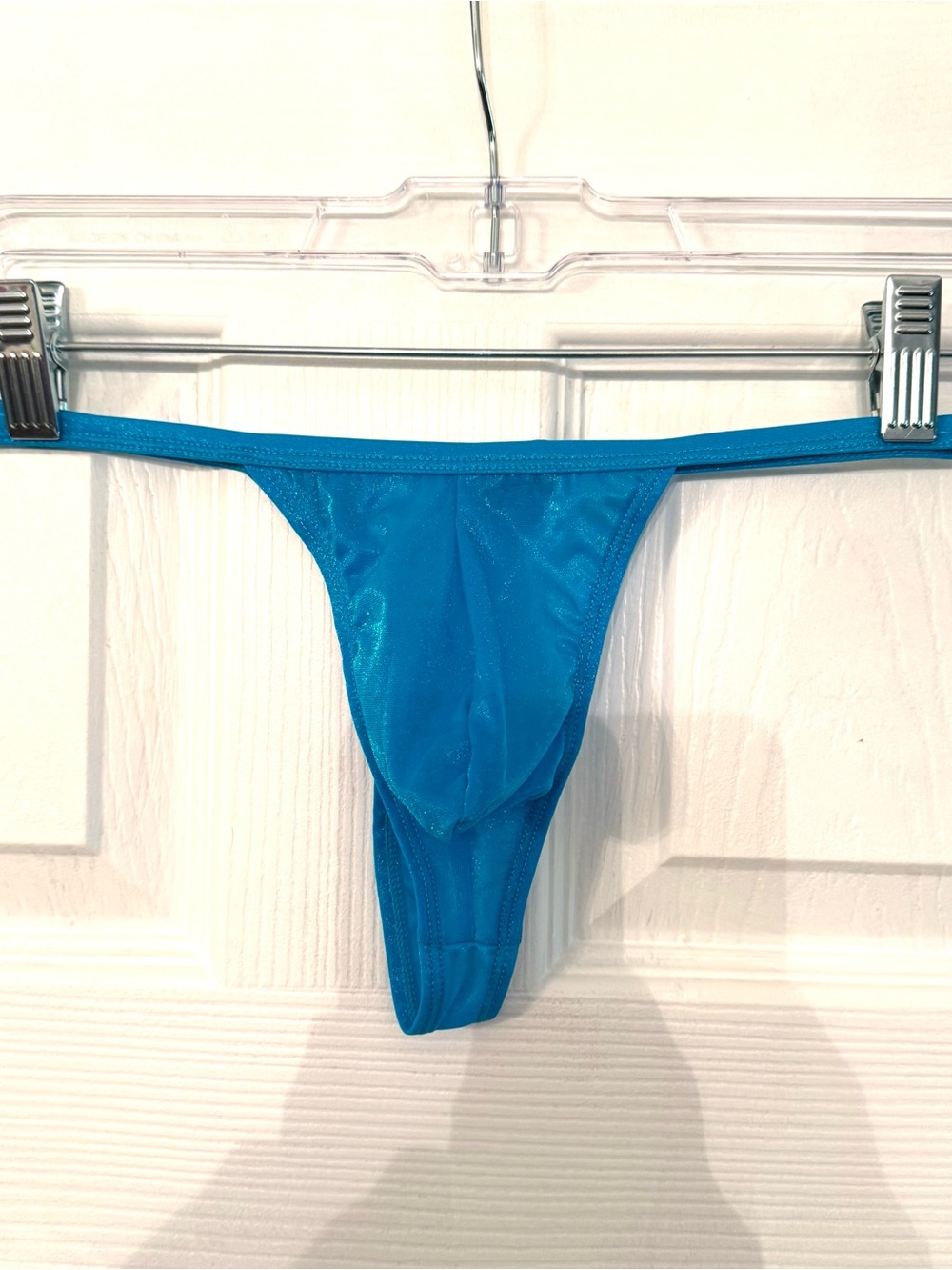Body Aware Men's Blue Mesh Thong - Medium